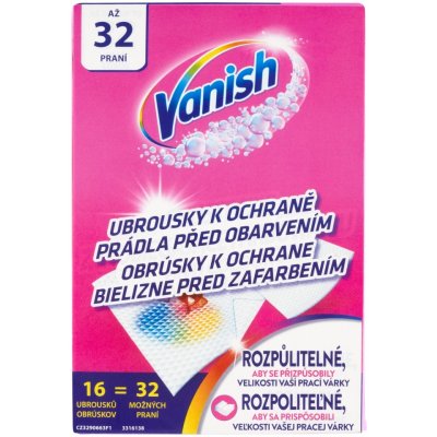 Vanish ubrousky 16 ks/kra až 32 praní – Zboží Dáma