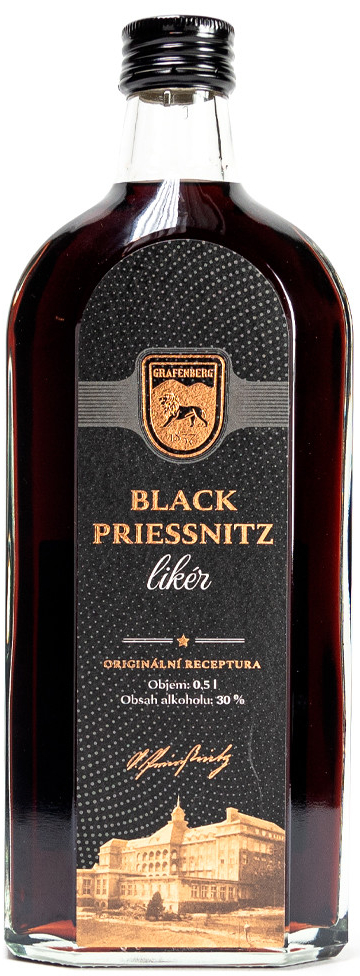 Metelka Priessnitz Black 30% 0,5 l (holá láhev)