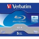 Verbatim BD-R SL 25GB 6x, jewel, 5ks (43715)