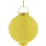 Lampion se světlem 20 cm, žlutý – Sleviste.cz