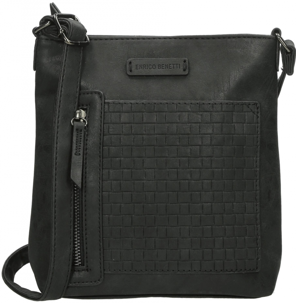 Enrico Benetti dámská crossbody kabelka Alice 66629 černá