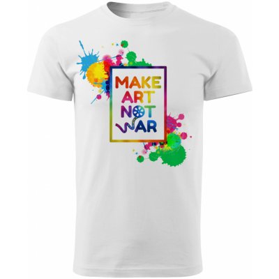 Grooters Filmové tričko Make Art Not War – Zboží Mobilmania