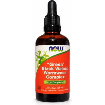 Now Foods Foods “Green“ Black Walnut Wormwood Complex 59 ml – Hledejceny.cz