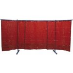 Kemper svařovací ochranná stěna 3dílná šířka 3,80 m červená – Zboží Dáma