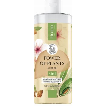 Lirene Power of Plants Almond Dvoufázová micelární voda 400 ml