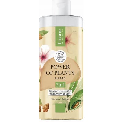 Lirene Power of Plants Almond Dvoufázová micelární voda 400 ml