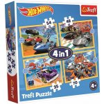 TREFL Autíčka Hot Wheels 4v1 35,48,54,70 dílků – Zboží Mobilmania