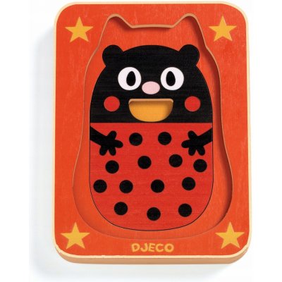 Djeco Wooden puzzles Max & Co – Hledejceny.cz