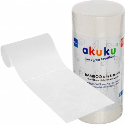 AKUKU Bambusové ubrousky jednorázové 100 ks – Sleviste.cz