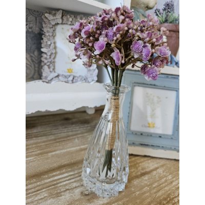 Skleněná dekorační vázička Mattia II - Ø 7*15 cm - Clayre & Eef – Hledejceny.cz