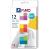 Modelovací hmota FIMO Soft sada 12 barev 25 g BRILLIANT
