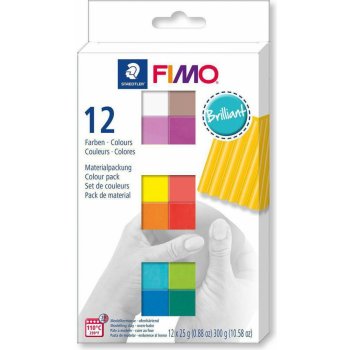 FIMO Soft sada 12 barev 25 g BRILLIANT