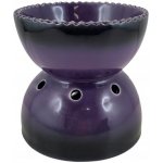 aroma lampa keramika fialová 10,8 × 11,5 × 10,8 cm – Hledejceny.cz