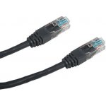 Datacom 15901 patch UTP CAT6, 0,5m, černý – Zboží Mobilmania