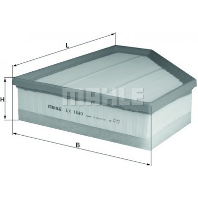 MAHLE ORIGINAL Vzduchový filtr LX1640 – Hledejceny.cz