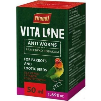 VITAPOL Proti červům pro exotické ptáky 50 ml – Zboží Dáma