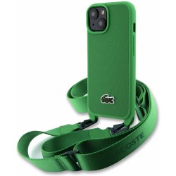 Lacoste Iconic Petit Pique Crossbody Woven Logo iPhone 15 zelené