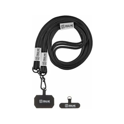 Popruh OBAL:ME NeckTag Trio na Telefon Black 143791 – Zboží Mobilmania
