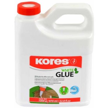 KORES Lepidlo White glue PVA 1000 g