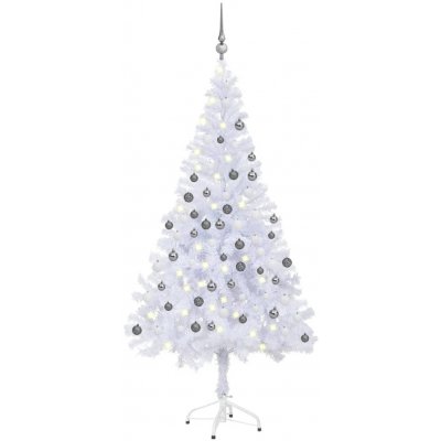 zahrada-XL Umělý vánoční stromek s LED a sadou koulí 120 cm 230 větviček