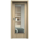 Sapeli Elegant Komfort M40 posuvné dub Hikari 70 x 210 cm Čiré sklo – Hledejceny.cz