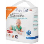 Linteo Baby Jednorázové hygienické podložky Akuku Baby Soft – Zboží Dáma