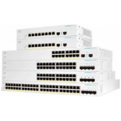 Cisco CBS220-24P-4X Cisco switch CBS220-24P-4X, 24xGbE RJ45, 4x10GbE SFP+, PoE+, 195W – Zboží Mobilmania