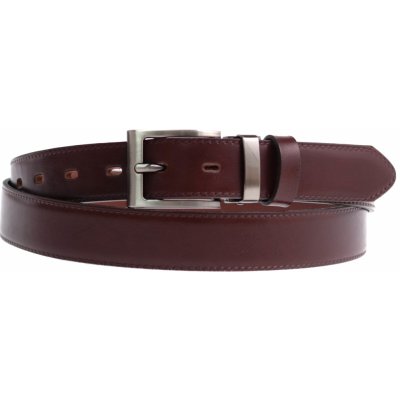 Špongr pánský společenský kožený opasek 3017 tmavě hnědý – Sleviste.cz