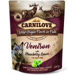 Carnilove Dog Pouch Paté Venison with Strawberry Leaves 300 g – Zboží Mobilmania