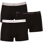 Tommy Hilfiger 3 pack pánské boxerky černé (UM0UM02763 0UC) – Sleviste.cz