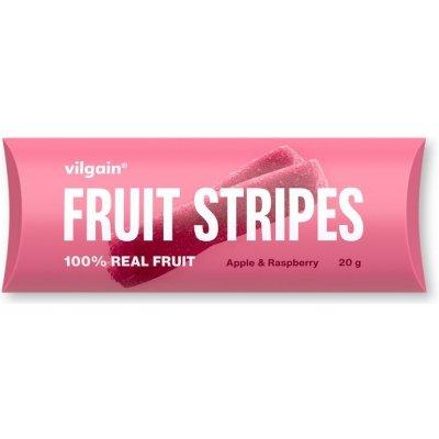 Vilgain Fruit Stripes 100% z českého a slovenského ovoce bez přidaného cukru a konzervantů 200 g – Zboží Dáma