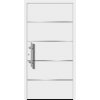 Domovní číslo Splendoor Hliníkové vchodové dveře Moderno M460/P, bílé, 110 L