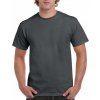 Pánské Tričko Pánské 100% bavlněné tričko Ultra Gildan šedá tmavá melír