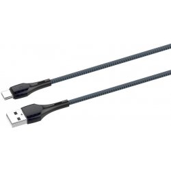 Ldnio LS521 USB – USB-C, 1m, šedo-modrý