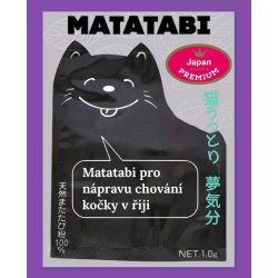 Japan Premium Matatabi pro nápravu chování kočky v říji 1 g