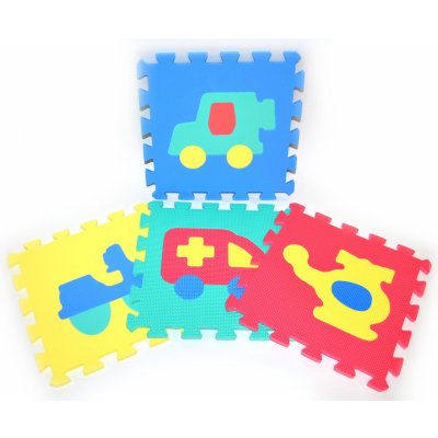 Wiky puzzle Dopravní prostředky 30x30cm 10 ks – Zbozi.Blesk.cz