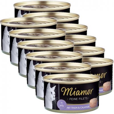 Miamor Filet tuňák a kalmar 12 x 100 g – Sleviste.cz