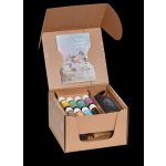 Tierra Verde Voňavý domov 7 x 10 ml olej + tekuté mýdlo 230 ml + Bika 250 g + 1 ks prázdná lahvička + nálepky + brožura + krabička 1 ks – Zbozi.Blesk.cz