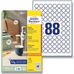 Avery Zweckform 6222REV-10 Kulaté etikety 20mm 880 ks bílá – Hledejceny.cz