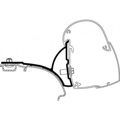 Adaptér VW T5/T6 s C-lištou pro markýzu Thule 5102 – Zbozi.Blesk.cz