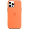 Pouzdro a kryt na mobilní telefon Apple Apple iPhone 12 Pro Max Silicone Case with MagSafe Kumquat MHL83ZM/A