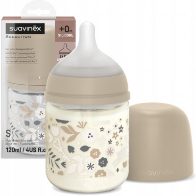 Suavinex Wonderland láhev sklo fyziologická SX Pro SF Liberty krémová 120 ml – Sleviste.cz