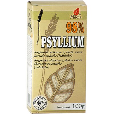 Psyllium 98% čistota přírodní vláknina 100 g – Hledejceny.cz