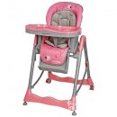 Jídelní židlička Coto baby mambo růžová