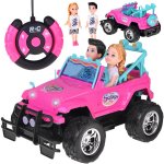Tomido RC auto pro panenky + figurka chlapec a holčička růžové – Hledejceny.cz