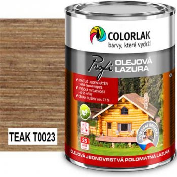 Colorlak Profi olejová lazura O 1020 0,75 l teak