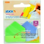 Stick’n by Hopax Samolepicí záložky Arrow Tabs zelená, modrá – Hledejceny.cz
