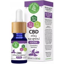 Zelená Země CBD kapky na spaní EXTRA 10 ml