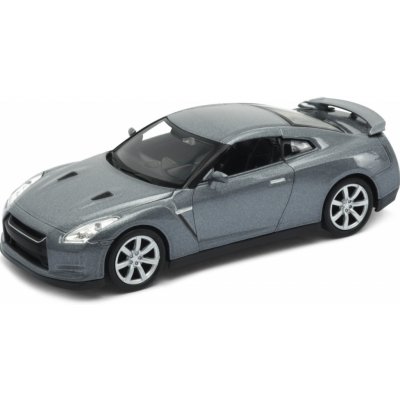 Welly Nissan GT R šedý 1:34