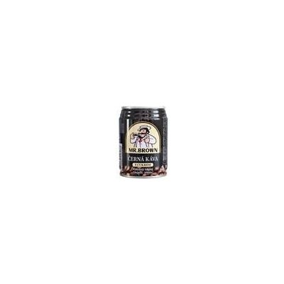 Mr.Brown Black Coffee 24 x 250 ml – Zbozi.Blesk.cz